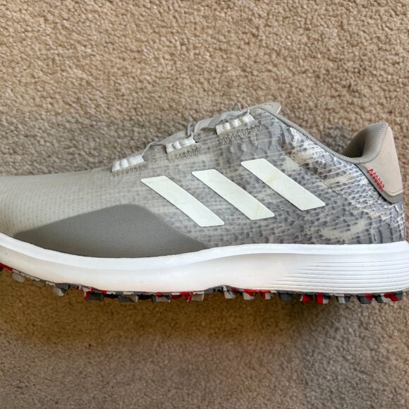 Adidas Spikeless Golf Shoes S2G SL BOA Men's Size 8.5 Waterproof Gray White - Picture 7 of 10